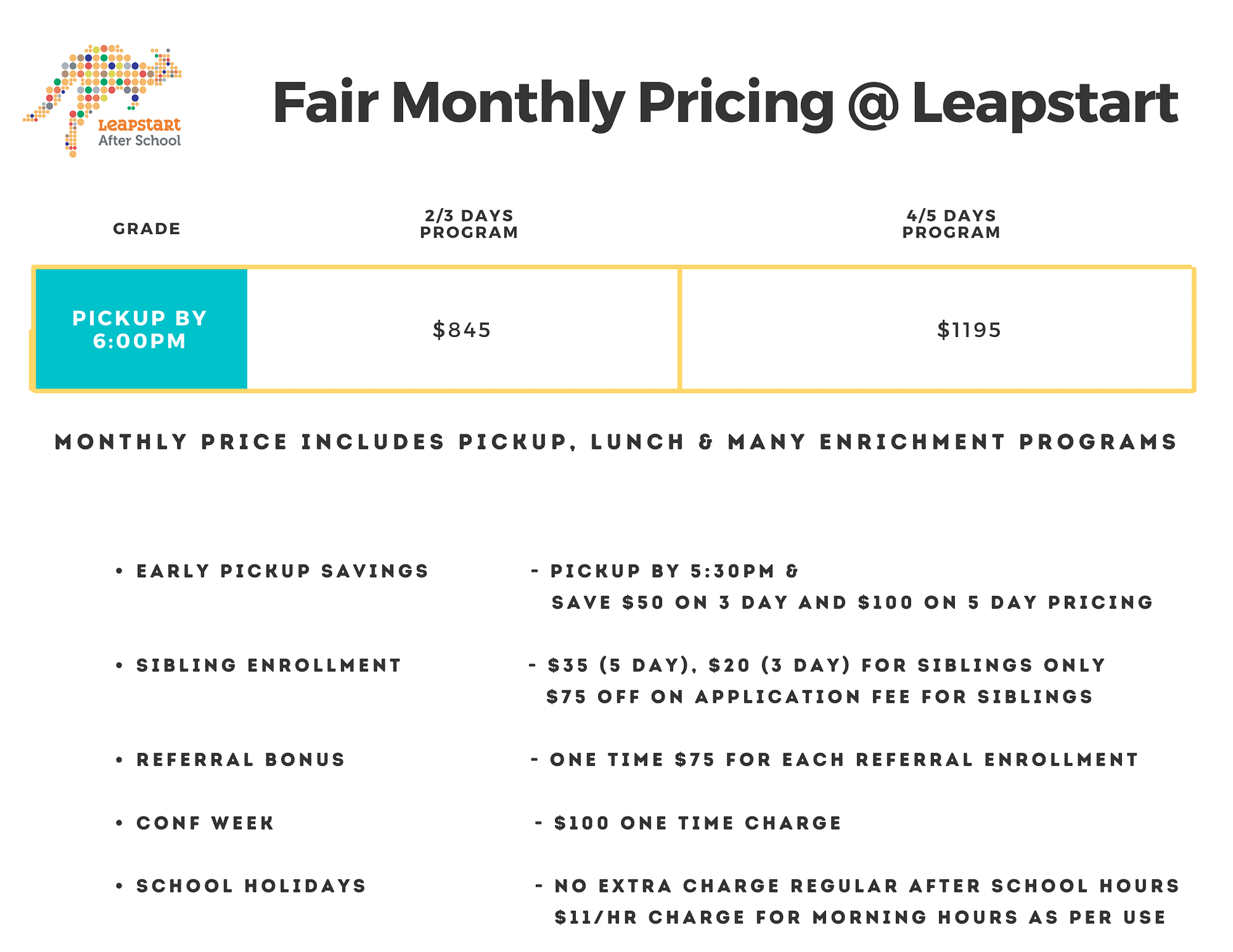 Leapstart Pricing 2024